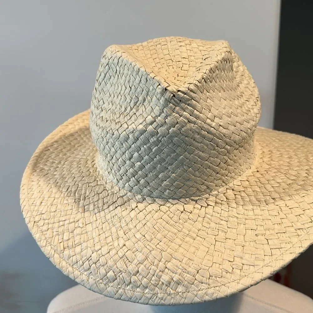 Madewell Packable Straw Hat Size M/L New!